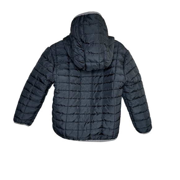 Cat & Jack Quilted Puffer Hooded Jacket Long Sleeve Full Zip Kids Size 4T - Picture 4 of 7